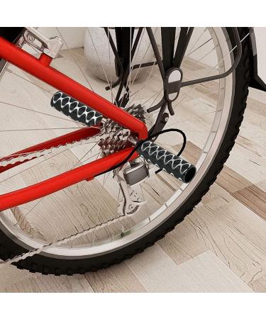 OUTLETNY 3/8 Aluminum Alloy Bike Pegs - Anti-Skid BMX Stunt Pegs, 26 Teeth, Black (2Pcs) - Buy Online on SooperMarket.com