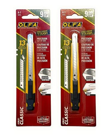 OLFA 5023 Multi-Purpose Craft Knife , 9mm (2 Pack)