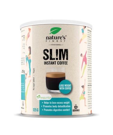 Nature's Finest by Nutrisslim Sl!m Coffee: Instant Coffee & Energy Drink Coffee Alternative with Guarana Powder Slimming Coffee for Weight Loss & Appetite Control Boosts Energy Vegan 1