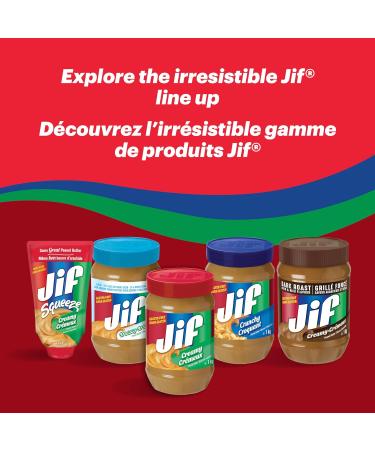 Jif Crunchy Creamy Peanut Butter Smooth & Creamy Texture No Stir 1kg Jar Crunchy 1 kg (Pack of 1) - Buy Online on SooperMarket.com