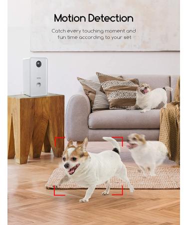 Faroro Dog Camera with Treat Dispenser - 1080P Full HD WiFi Pet Camera for Remote Monitoring and Treat Tossing - Buy Online on SooperMarket.com