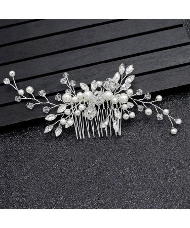 Hair Combs Slides Clips Bridal Flower Hair Pins for Girls Women Hair Accessories Hair Clips - Buy Online on SooperMarket.com