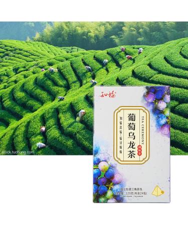 Socobeta Grape Oolong Tea 24pcs Cold Brew Fruit Tea Bags for Casual Drinks in The Morning and Afternoon Free Time kitchen Home Appliances - Buy Online on SooperMarket.com