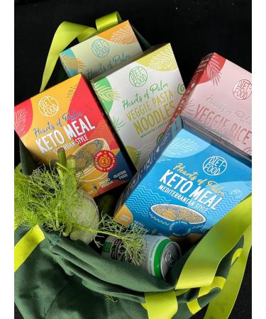 Buy Hearts of Palm Keto Meal | Fast & Tasty Gluten-Free Mediterranean Diet | 255g - Ready in 1 Minute - Buy Online on SooperMarket.com