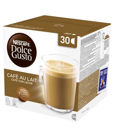 Dolce Gusto Cafe au Lait Coffee Pods 30 Capsules (30 Servings) Coffee Lait 30 Count (Pack of 1)