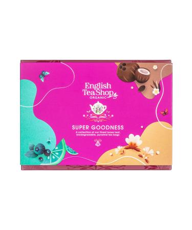 English Tea Shop Organic Super Goodness Collection - 12 Loose Leaf Pyramid Tea Bags