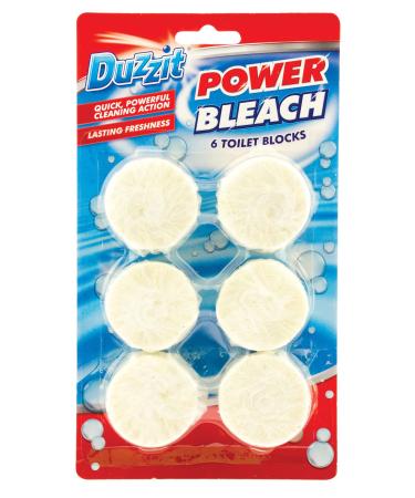 6x Power Bleach Toilet Block Toilet Cleaners Quickly Clean and Freshens Toilet