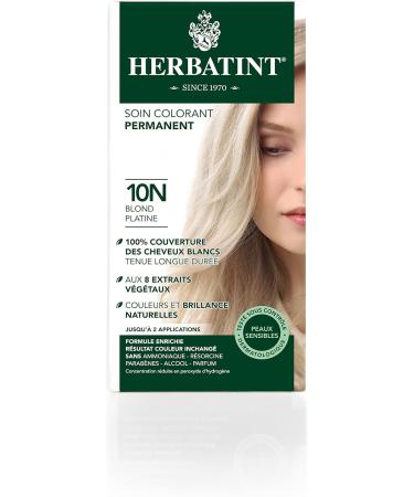 Herbatint Permanent Color Care 150ml - 10N Platinum Blonde - Buy Online on SooperMarket.com