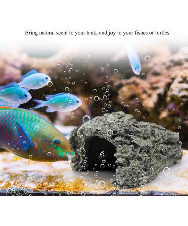 Buy Axolotl Cave | Fish & Reptile Hidden Cave Shelter | Stone Aquarium Decoration & Ornament - L18*12*9 - Buy Online on SooperMarket.com