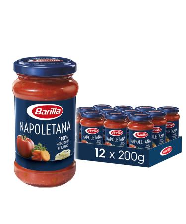 Barilla Pasta Sauce Napoletana pack of 12 (12 x 200 g) 200 g (pack of 12) Napoletana 200g