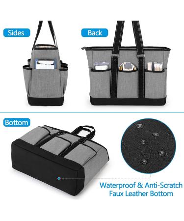 Trunab Large Grey Tote Bag for Nurse - Shoulder Bag for Work, School, Travel - Buy Online on SooperMarket.com