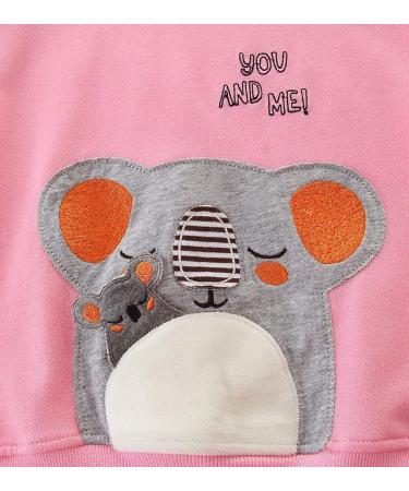 Girls Cotton Sweatshirt | Long Sleeve Pullover | Toddler Clothes | Age 2-3 Years | Koala Design - Buy Online on SooperMarket.com