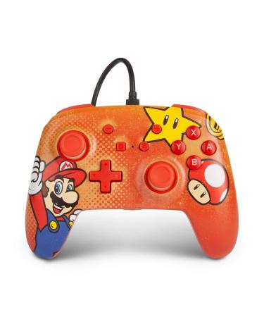 PowerA Enhanced Wired Controller for Nintendo Switch - Mario Vintage