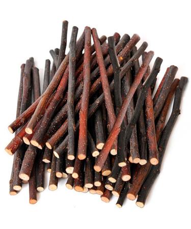 SunGrow Apple Sticks 200g (7 oz) Wood Chew Sticks for Rabbits Chinchillas Bunny Hamster Squirrel Guinea Pigs 6" Small Animals Molar Pet Chew Toys Treat Sticks for Teeth Grinding 40 Per Pack