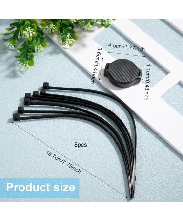 AirTag Bicycle Saddle Mount | Hidden Bike Mount for AirTag | Includes 8 Cable Ties | Compatible with Bicycles & E-Bikes | Black - Buy Online on SooperMarket.com