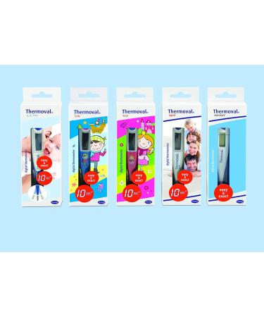 Thermoval Rapid Digital Thermometer - Fast Waterproof Ideal for Children & Adults - 1 Piece - Buy Online on SooperMarket.com