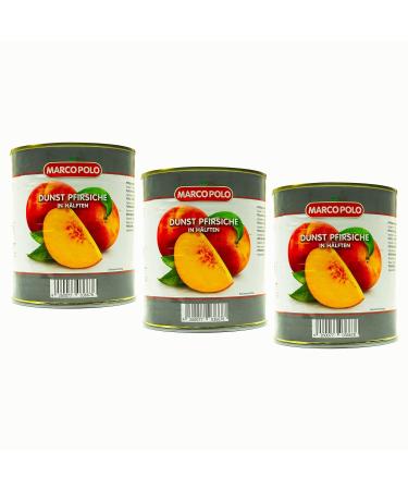 Buy Food-United Haze Peach Halves in Natural Syrup - 820g Can No Added Sugar or Preservatives - International Shipping Available - Buy Online on SooperMarket.com