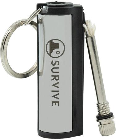 Survive Permanent Match 5-Pack: Forever Lighter Emergency Fire Starter Set with Metal Keychain - Buy Online on SooperMarket.com