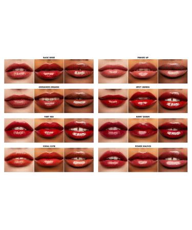 e.l.f. Cosmetics Glossy Lip Stain - Fiery Red 0.10 Ounce | Lightweight Long-Wear Formula for Sheer Color & Glossy Finish - Buy Online on SooperMarket.com
