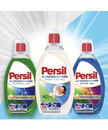 Persil Ultra Concentrate Sensitive Gel - 130 Wash Loads Liquid Detergent for Allergy Sufferers & Babies | Eco-Friendly Stain Remover Dermatologically Tested - Buy Online on SooperMarket.com