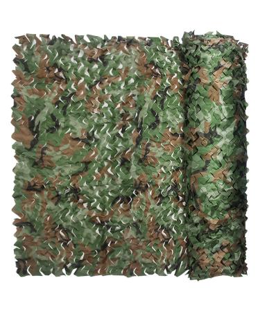 iunio Camo Netting, Camouflage Net, Bulk Roll, Mesh, Cover, Blind for Hunting, Decoration, Sun Shade, Party, Camping, Outdoor Army Green 6.5ftx5ft/2mx1.5m