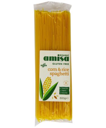 Amisa Organic Gluten Free Spaghetti Corn and Rice 500 g 1
