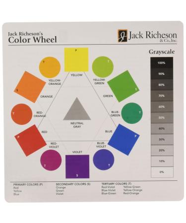 Jack Richeson Small Color Wheel 30 Pk  7 X 7
