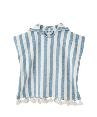 Vertbaudet ko-Tex Baby Bath Poncho 24/36M(86/94) Blue