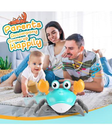 Adeokay Crab Baby Toys for 1-3 Years | Crawling Toys for Infants & Toddlers | Green Gifts for Girls 6-10 Months - Buy Online on SooperMarket.com