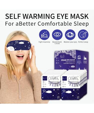 LEYE 16-Pack Lavender Steam Eye Mask for Dry Eyes, Dark Circles, Puffiness, Migraine Relief & Eye Stye - Disposable Heated Masks - Buy Online on SooperMarket.com