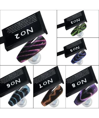 Nail Magnet Set - Manicure Nail Tool Set - Portable Nail Design Tools Accessories for Beginners Girls Manicurists - Buy Online on SooperMarket.com