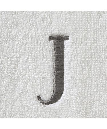 SKL Home Monogram Hand Towel Set - J, 16x26, White (2 Pack) - Buy Online on SooperMarket.com