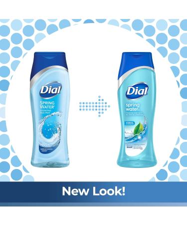 Dial Spring Water Body Wash 21 fl oz - Pack of 4, Unscented - Buy Online on SooperMarket.com