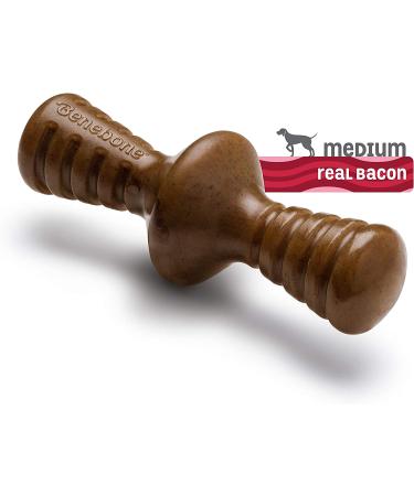 Benebone Zaggler Rolling Dog Chew Toy - Real Bacon Flavor, Made in USA - Medium Size for Aggressive Chewers - Buy Online on SooperMarket.com