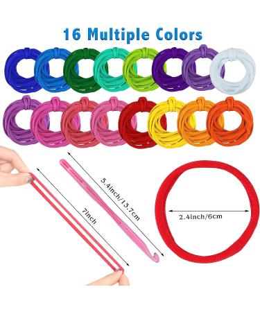 Hazms 293 Pcs Loom Potholder Loops Kit with Crochet Hooks for Kids | DIY Crafts Supplies for 7-Inch Weaving Loom - Buy Online on SooperMarket.com