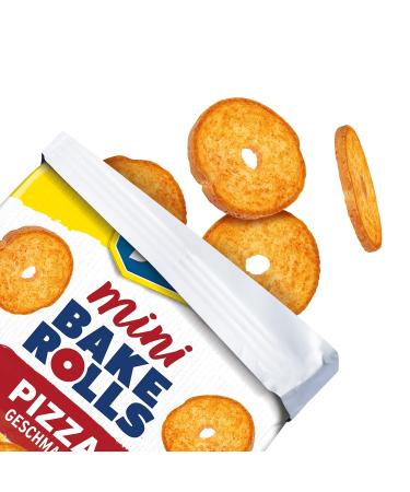TUC Mini Bake Rolls Pizza 8 x 150g | Crispy Bread Chips | Large Pack Snacks for International Shipping - Buy Online on SooperMarket.com