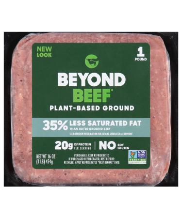 Beyond Meat from PlantBased Frozen oz lb. Package, Ground Beef Substitute, 16 Ounce