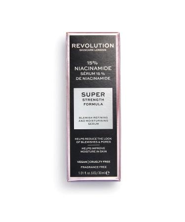Revolution Skincare 15% Niacinamide Serum - Blemish & Pore Refining - Vegan & Cruelty Free - 1.01fl.oz/30ml - Buy Online on SooperMarket.com
