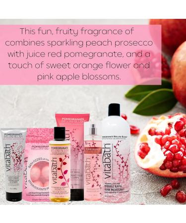 Vitabath Bath Fizzies with Epsom Salt - Pomegranate Bellini Blush - 6 Count - Buy Online on SooperMarket.com