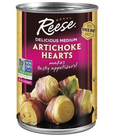 Reese Artichoke Hearts 6-8, 14-Ounce Cans (Pack of 12) Artichoke Hearts 6-8 14 Ounce (Pack of 12)