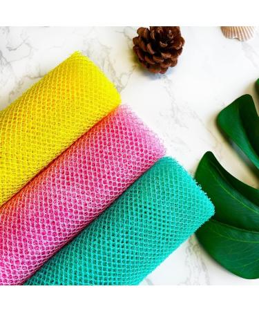 African Exfoliating Net Sponge 3 Pcs - Body Scrubber & Exfoliator Set - Buy Online on SooperMarket.com