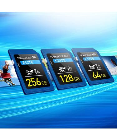 TEAMGROUP Elite 128GB UHS-I U3 V30 SDXC Memory Card - 100MB/s Read Speed for 4K Cameras - Buy Online on SooperMarket.com