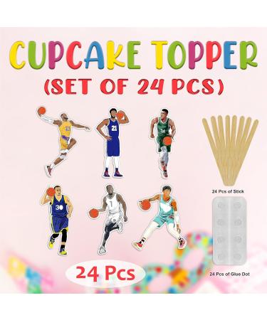 Seyal Basketball Cupcake Topper - Buy Online on SooperMarket.com