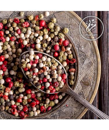 Organic Mixed Peppercorns 190g Whole Dried - MariamPantry Resealable Bag | 190g - Buy Online on SooperMarket.com