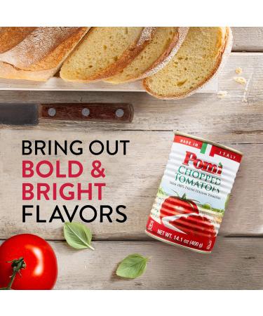 Pomأ¬ Chopped Tomatoes 14.1 oz - 12 Pack | Premium Canned Tomatoes for Cooking - Buy Online on SooperMarket.com