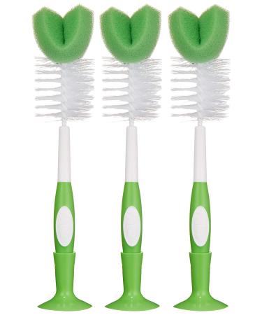 Amazon Brand - Mama Bear Bottle Brush (Pack of 3)
