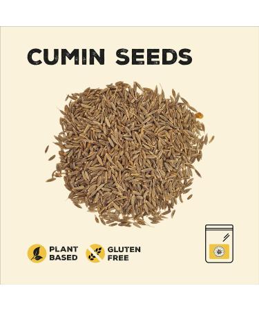 Nature Kitchen Cumin Seeds 500g - Gluten-Free & Vegan Seasoning Blend for Everyday Cooking - Spices & Herbs for Marinades, Sauces, Frying, Baking, Grilling - Buy Online on SooperMarket.com
