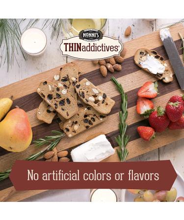 THINaddictives Variety 6 Pack - Almond Thin Cookies - Biscotti Italian Cookies - Sweet & Crunchy - 6 Flavors - 18 Cookies Per Box - Individually Wrapped - Kosher - 4.4 oz - Buy Online on SooperMarket.com