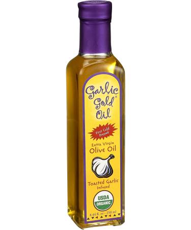 Garlic Gold Organic Extra Virgin Olive Oil - Toasted Garlic Infusion, Low FODMAP, Pack of 6 - Buy Online on SooperMarket.com