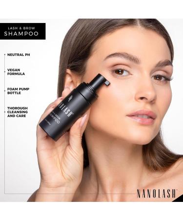 Shop Lash & Brow Shampoo 50 ml - Best Cleansing Foam for Eyelash Extensions & Eyebrow Care | International Shipping Available - Buy Online on SooperMarket.com